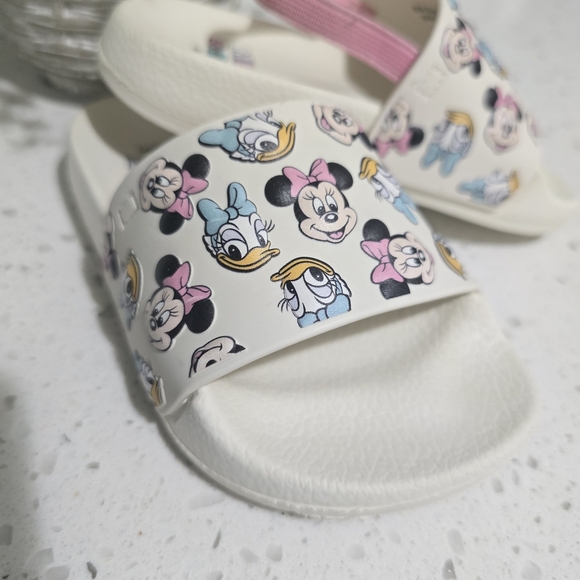 Primark Kids Sandals - White and Pink with Character Design - Picture 3 of 8